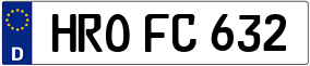 Truck License Plate
